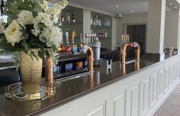 bar in the event space, country conference venue
