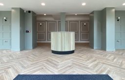 entrance to the stadium venue, contemporary