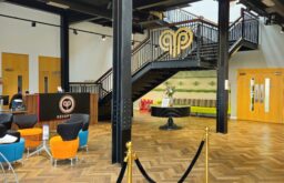Ram Mill Business Centre reception area, stairwell