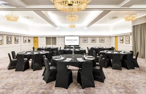 conference room, events, projector screen, chandelier