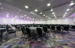 conference layout, spotlights in the celing
