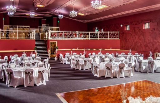 Burton Ritz grand hall can host up 850 guest