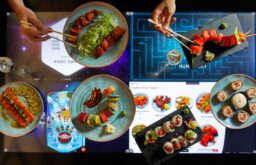 food, restaurants, touch screen, unique technology, interactive dining experience