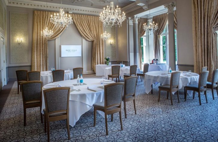 Down hall, conference room, beautiful venue