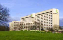 exterior of the heathrow holiday inn, ideal for conferences and meetings