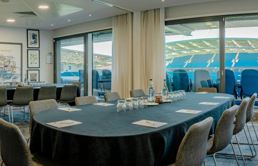 large meeting room, two boardroom layout, inspirational event space