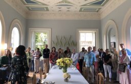 historic catering space, natrual daylight, long table, centrepieces