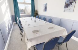boardroom layout, meeting room, natural daylight