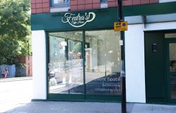 exterior of fedra's coffee house, event venue