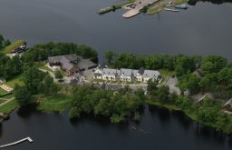 : Lusty Beg Island Resort and Spa aerial view