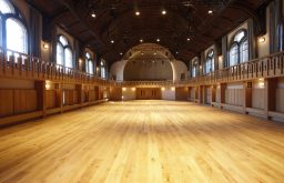 large event space, blank canvas, conference venue