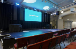 front rows view of the stage