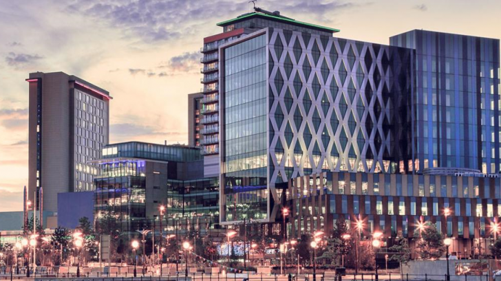 MediaCityUK conference venue in Salford Quays, Manchester