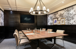 meeting room, boardroom, TV screen on the room, modern meeting chairs