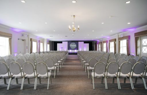 large conference room, theatre, modern projector screen