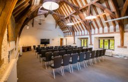 theatre style, conference layout, arches on the ceiling, unique conference venue