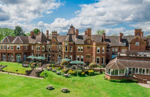 Moor Hall Hotel & Spa historic building, landscaped gardens
