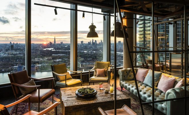 Novotel Hotel, top, canary wharf, docklands
