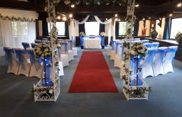theatre style, head table