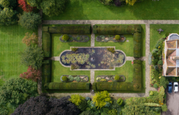 pond, greenery, sky view