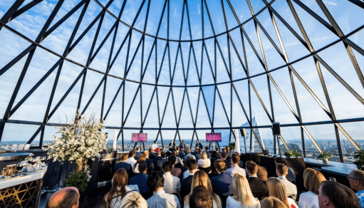 Searcys at the Gherkin | Best London Event Venues with a View | The Venue Booker | Free Venue Finding Service | Venue Finding Agency | Find a Venue