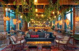Treehouse London, cosy couches