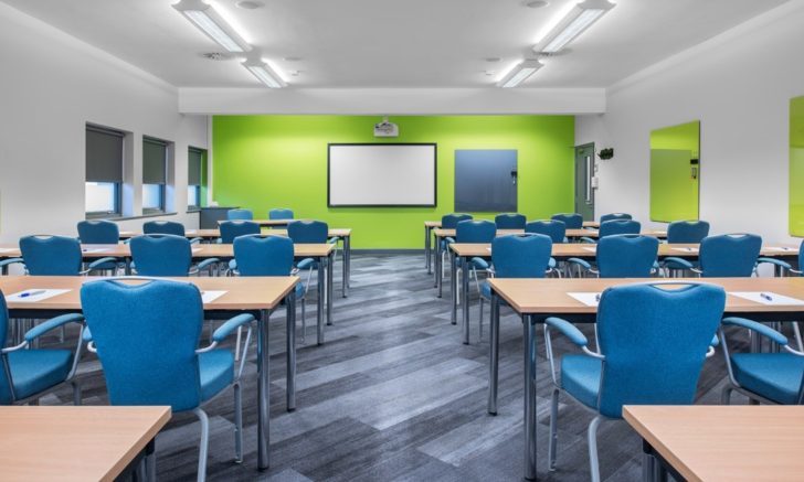 classroom layout, conference and training venue