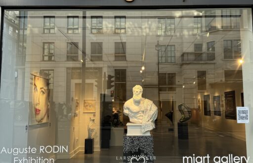 Miart Gallery London, window dispay, art exhibition
